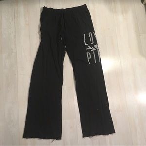 VS Pink black sweatpants
